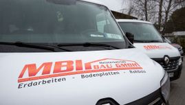 Leistungen von MBI Bau GmbH in Bad Saarow - Erdarbeiten - Bodenplatten - Rohbau